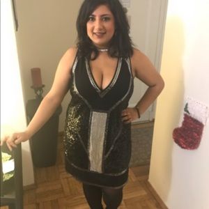 Express sequin dress - large